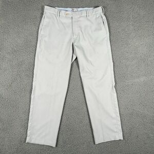 Peter Millar Pants Mens 33x28 Gray Golf Performance Straight‎ Tagged 33x32
